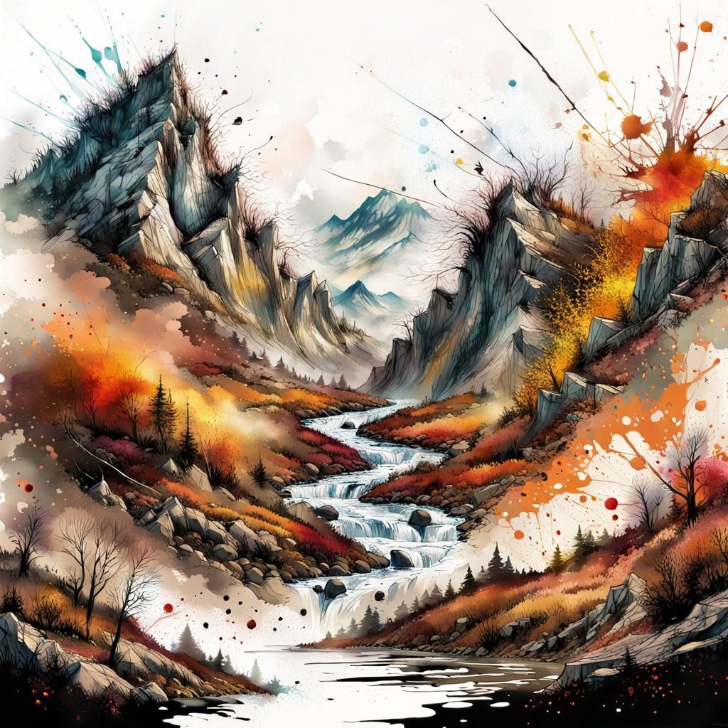 mountainscape  by @Runaway Psychologist