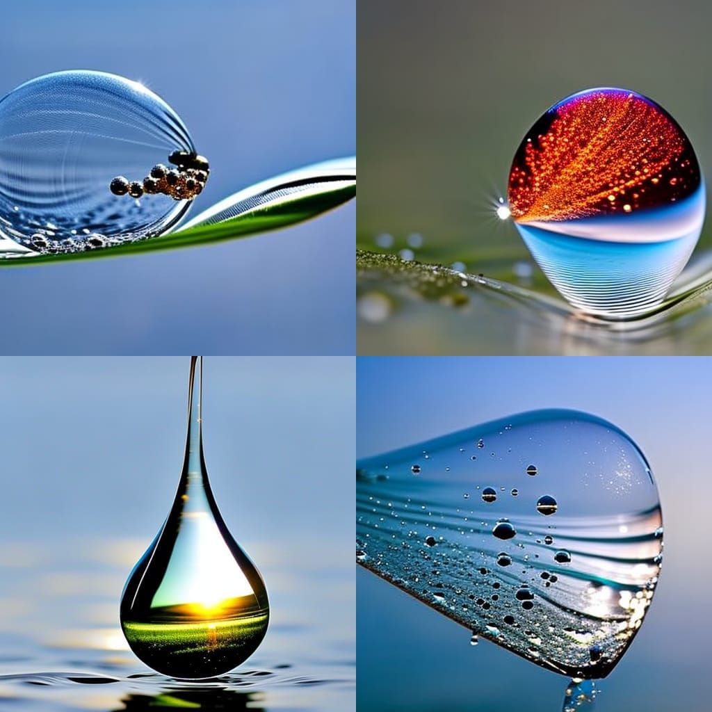 micro shot of water drop , awesome photography with latest d...