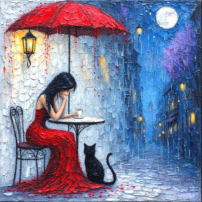 I may be alone... But I will always have my cat by my side