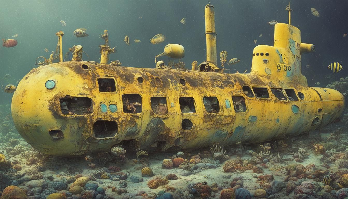 We all lived on a Yellow Submarine   by @The Ghostmouse