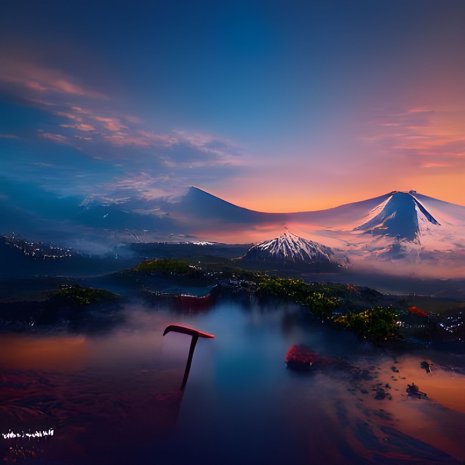 Mount Fuji at dawn