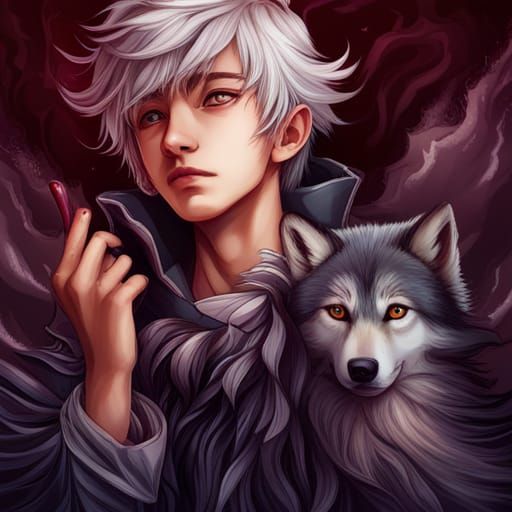 Cute wolf boy anime HD wallpapers | Pxfuel