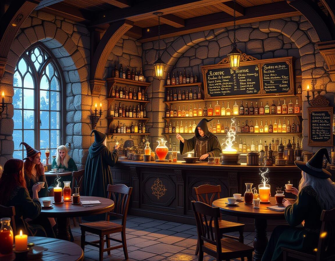 Enchanted Cafe  by @Blue Nosed