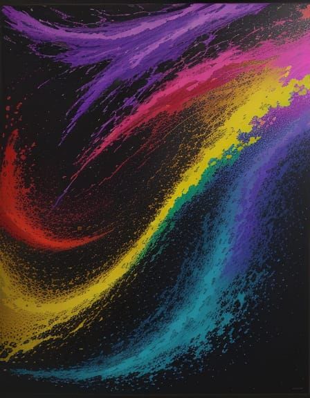  warm colors, tarot, 1940s