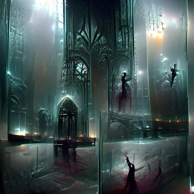 The Glass Walls of Limbo - AI Generated Artwork - NightCafe Creator