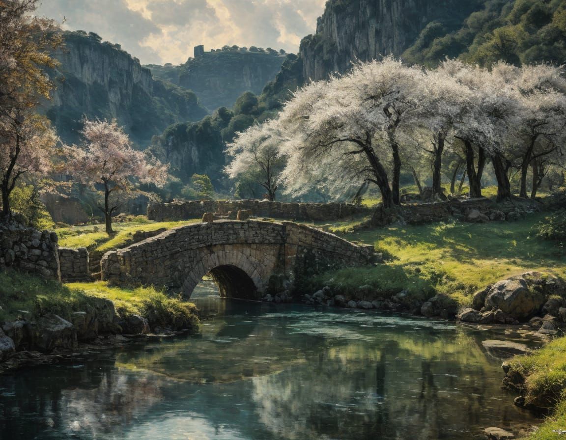 bridge over the river