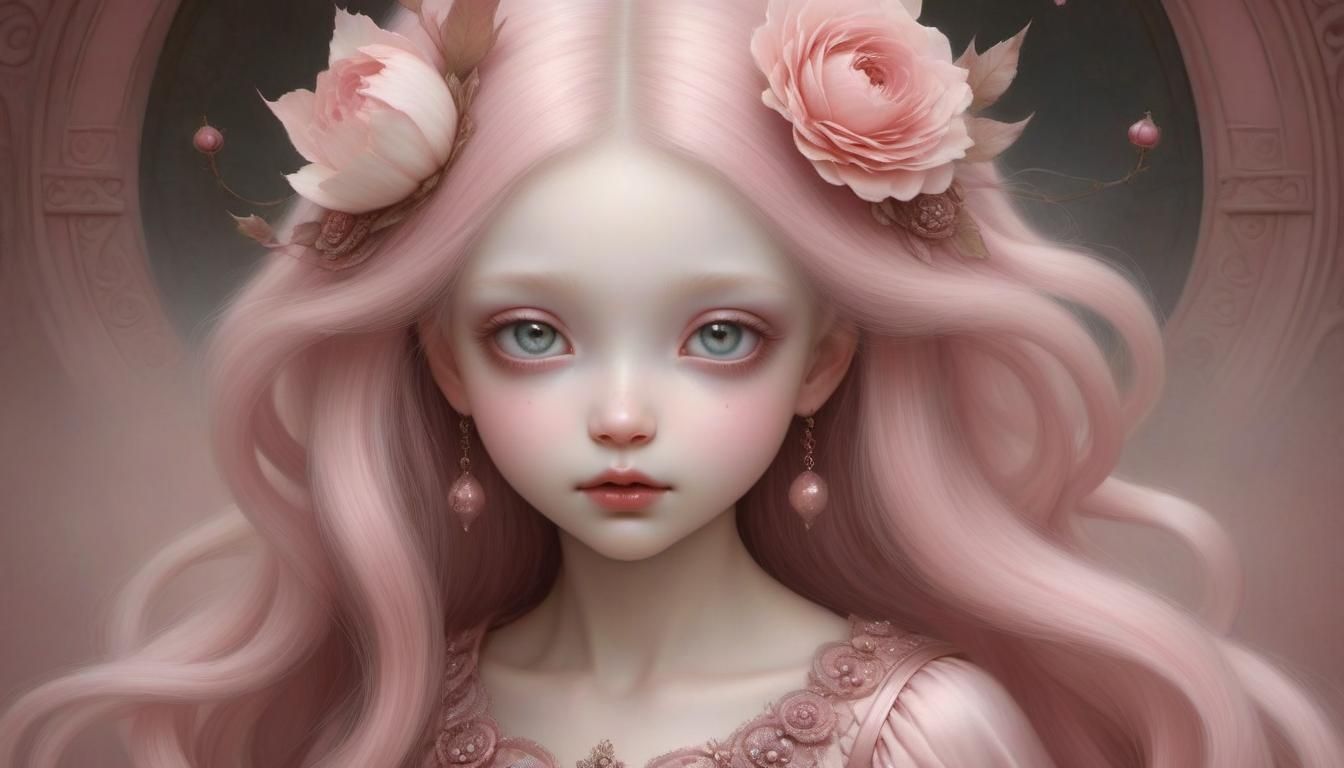 Surreal child portrait