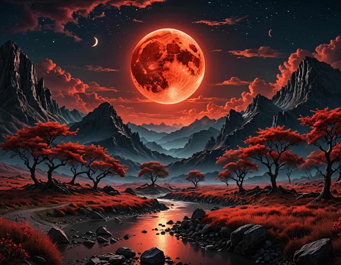Blood Moon  by @Crashenti01