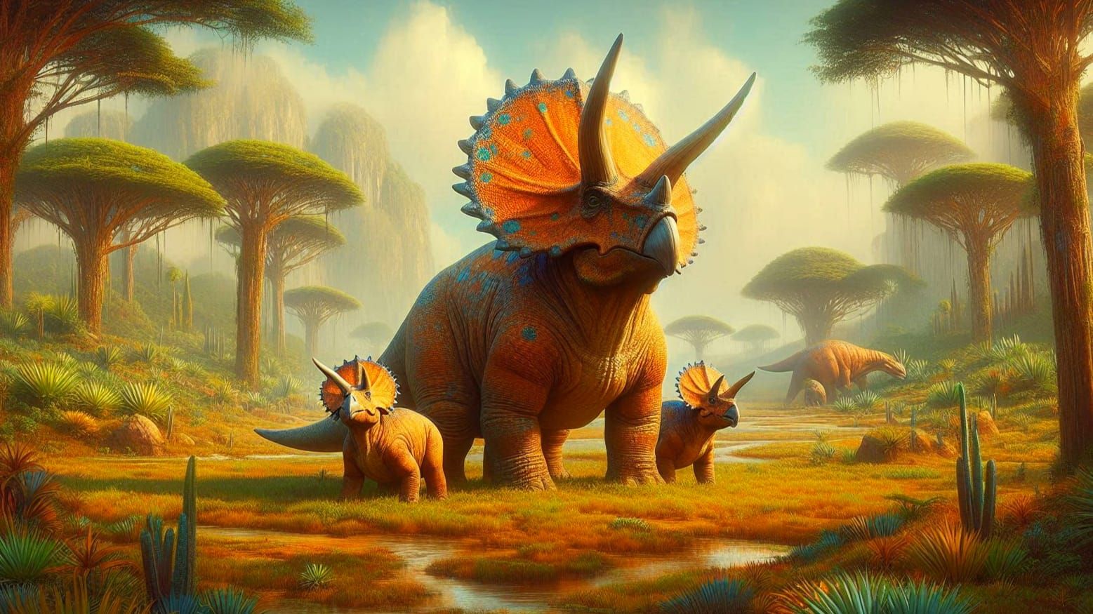 Life in the Cretaceous : Triceratops