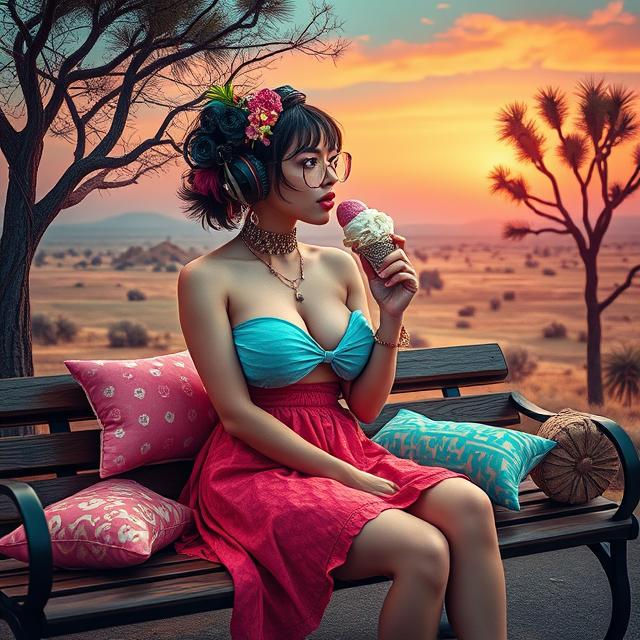 Cushions and ice cream