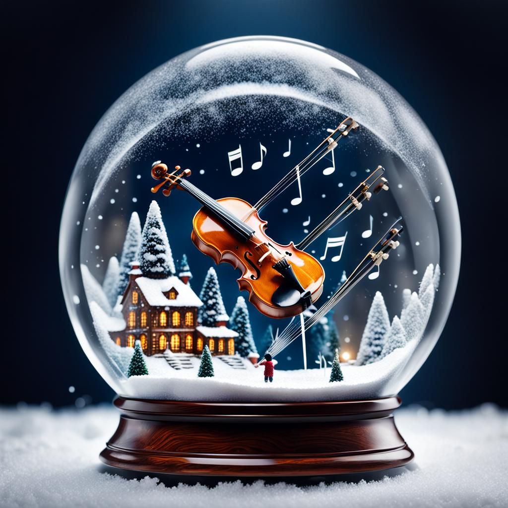 Snow globe ((music)) ((violín))