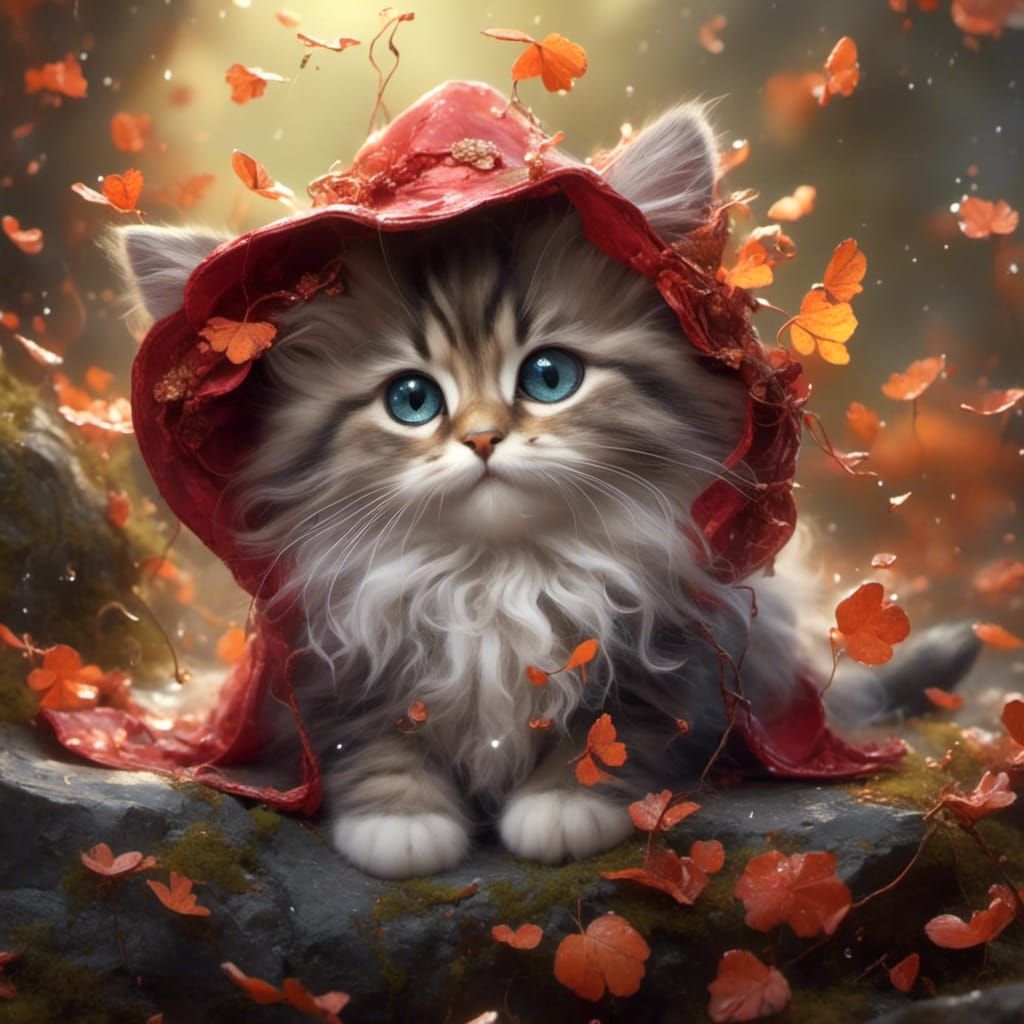 Cute cat <lora:Chibi Love:1.0> 