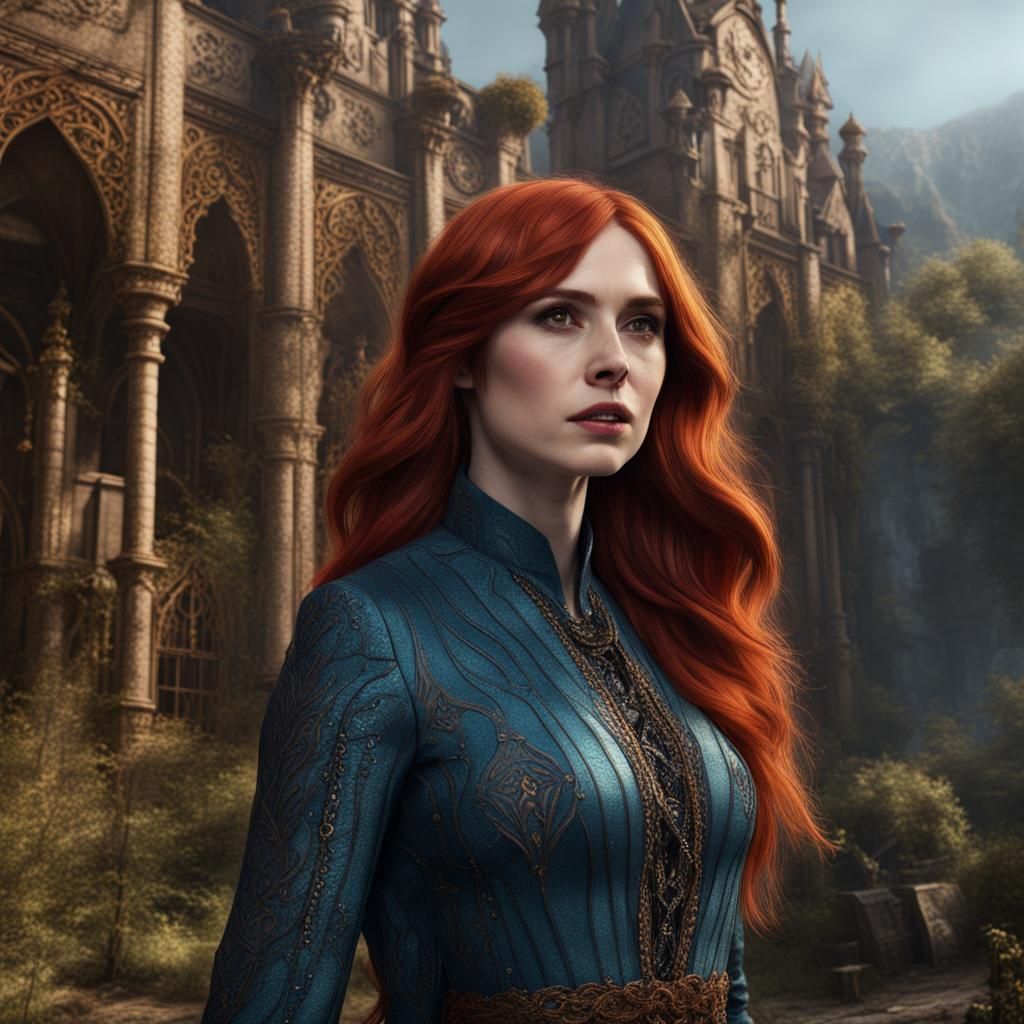 Karen Gillan as Varda Elentári - AI Generated Artwork - NightCafe Creator