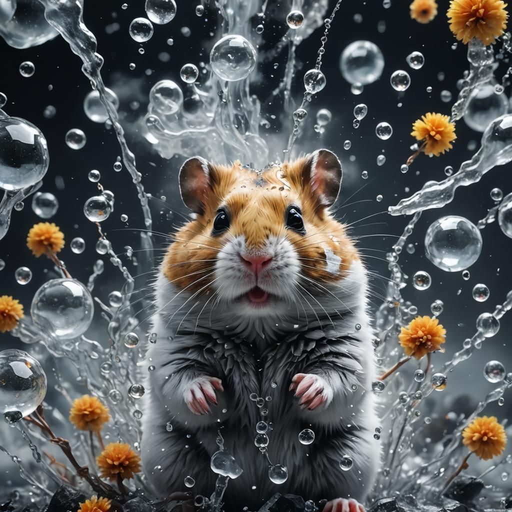 Water bomb for hamster  by @Calvin Low