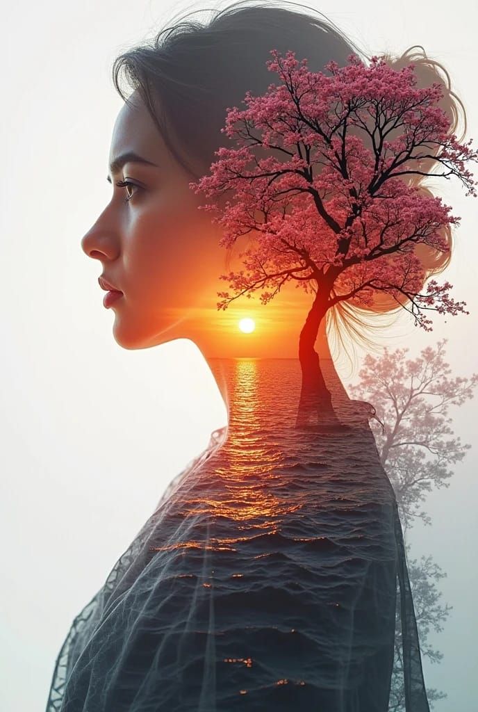 Masterpiece double exposure