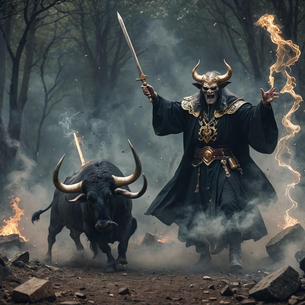 The Dark lord Crypto wizard conjuring up a massive bull run ...