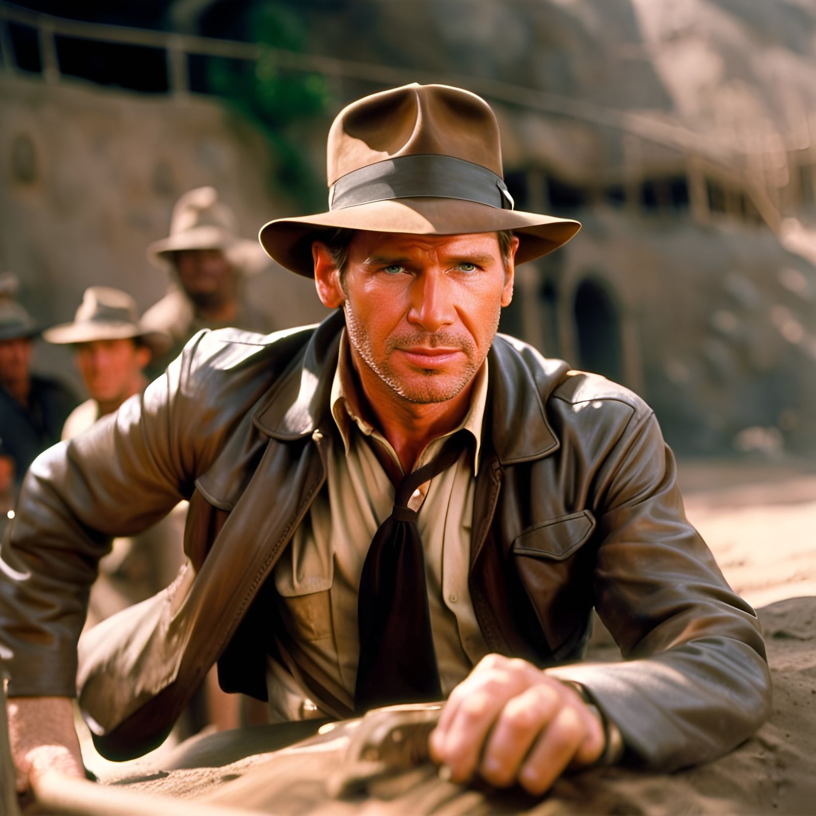 Harrison Ford as Indiana Jones - AI Generated Artwork - NightCafe Creator