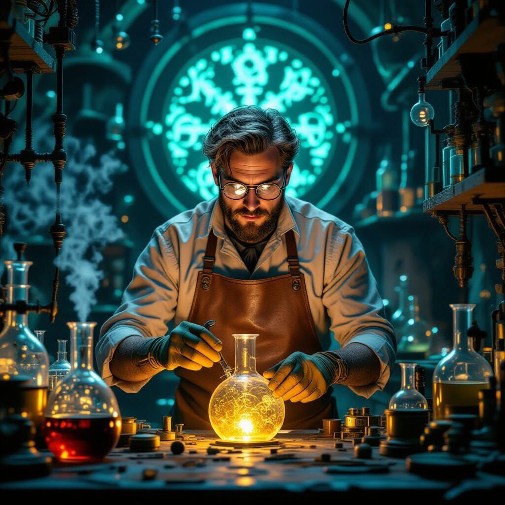 His Laboratory