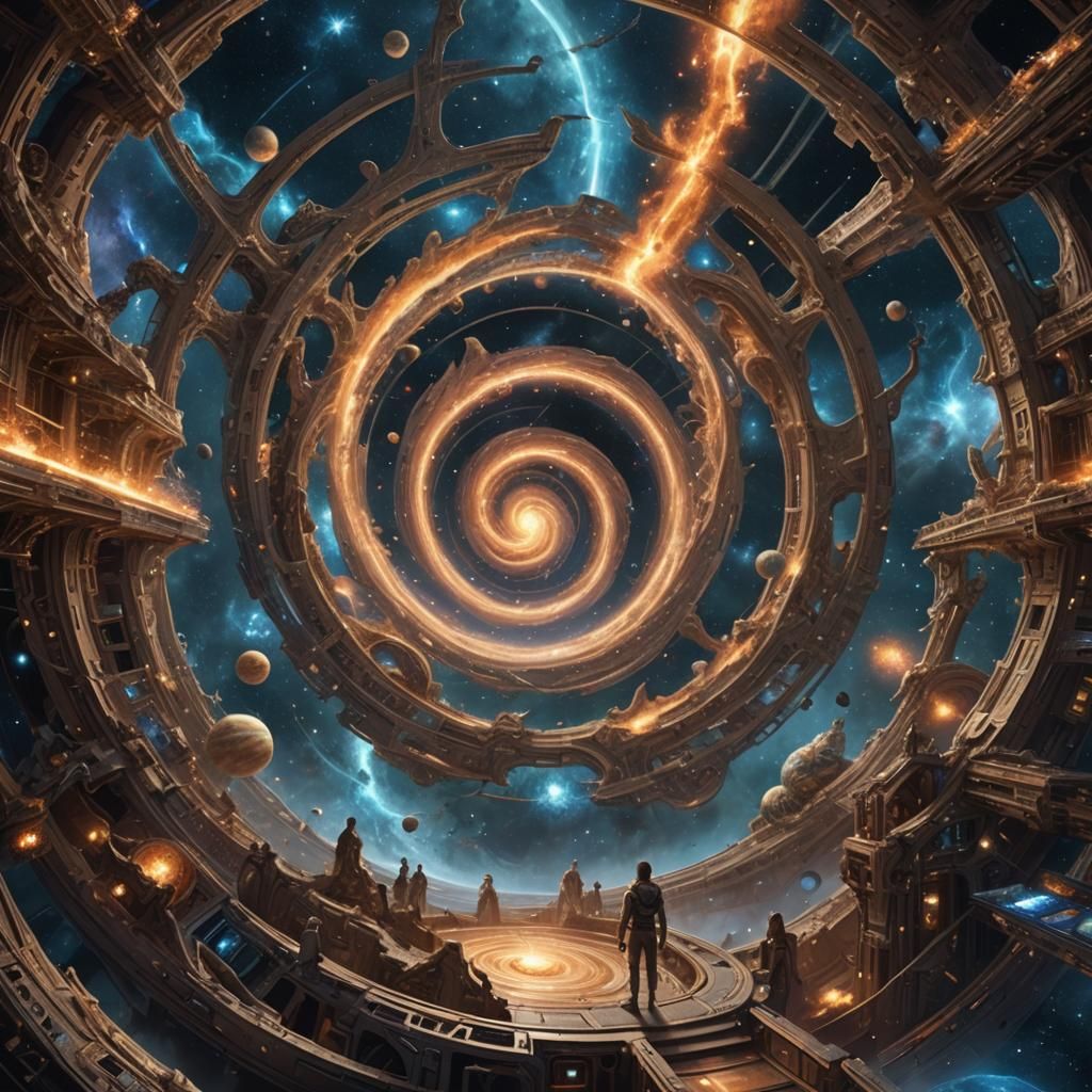 Space Portal - AI Generated Artwork - NightCafe Creator