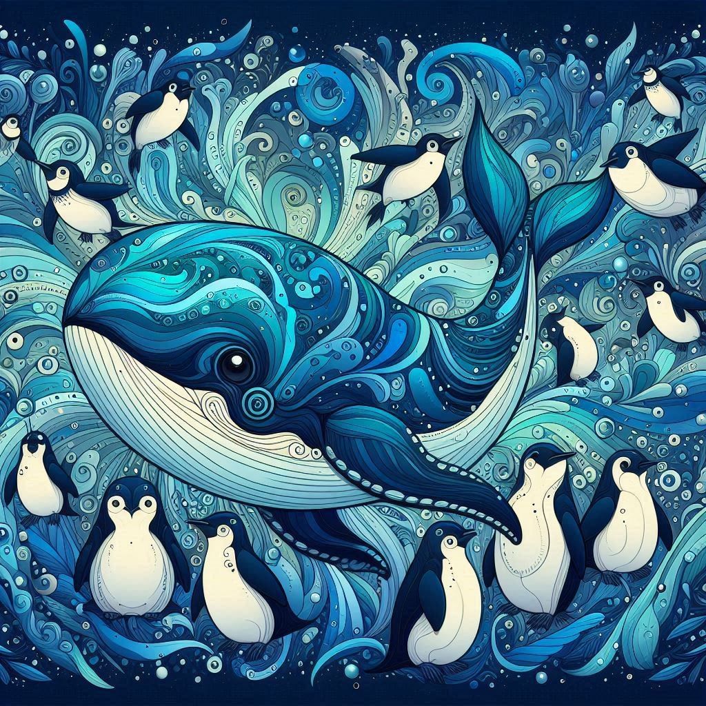 Whale and friends