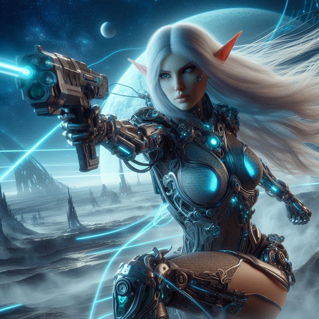 Spaceage Elf Warrior