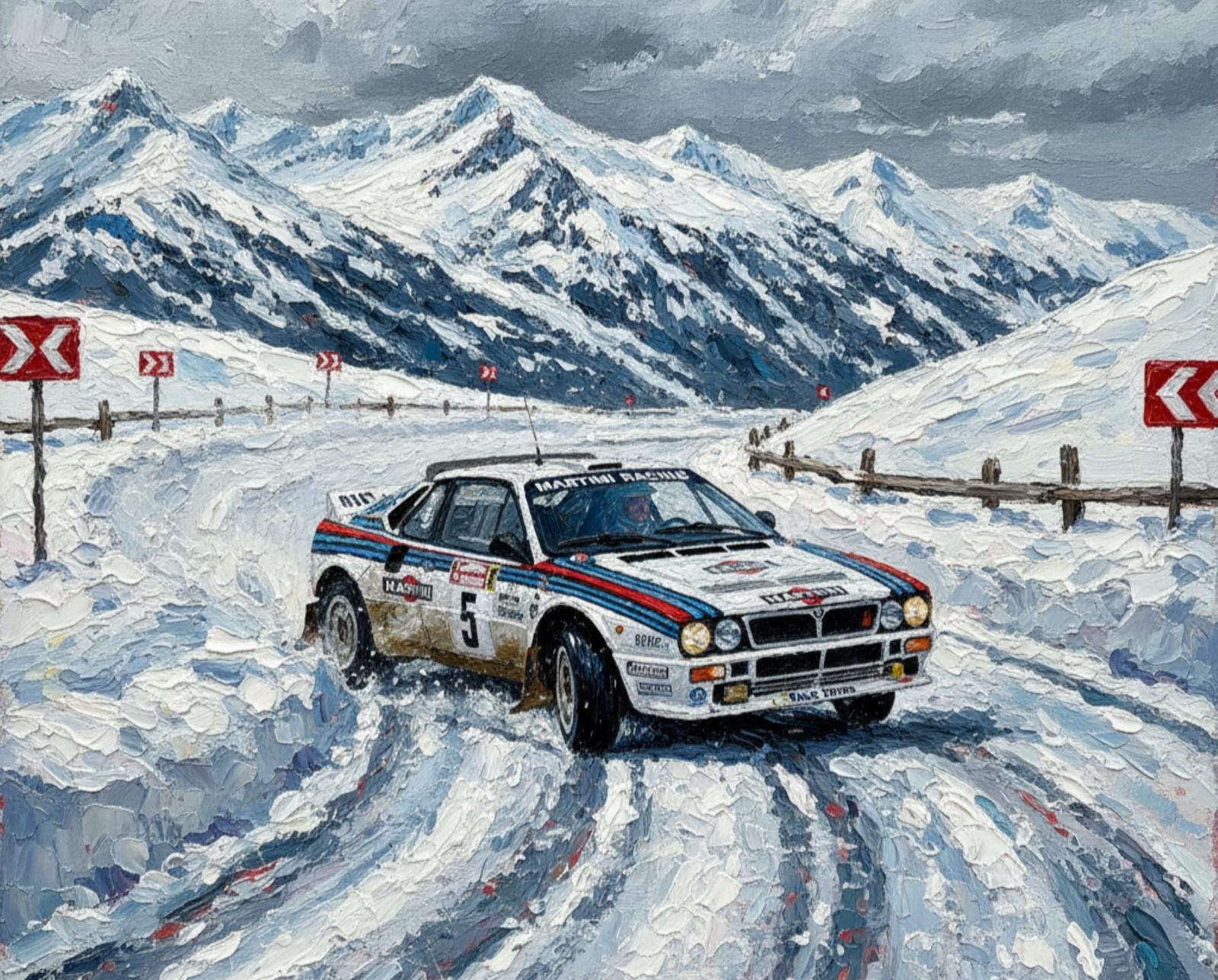 1983 Lancia Rally 037 'Group B' Rally, Martini Racing in the...