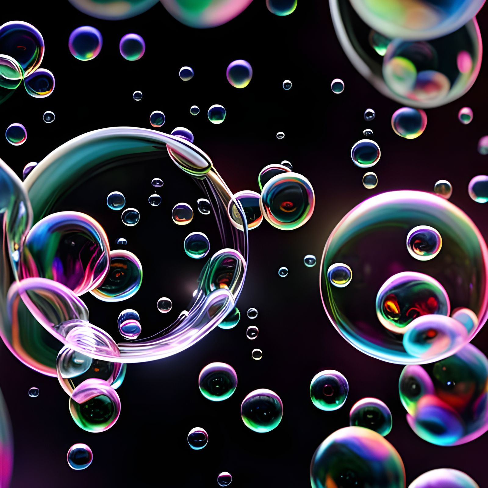 Simple bubbles 🫧 - AI Generated Artwork - NightCafe Creator