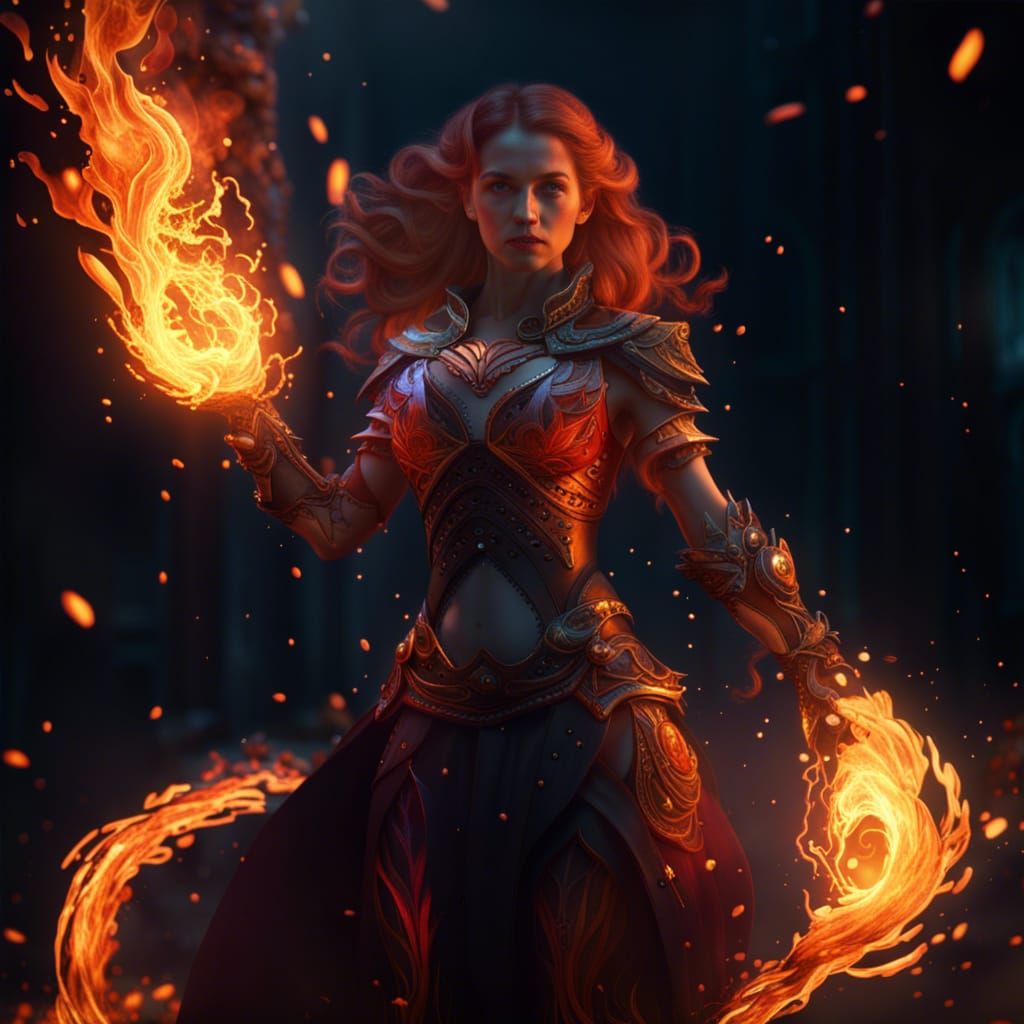 Pyrokinesis  by @Emma