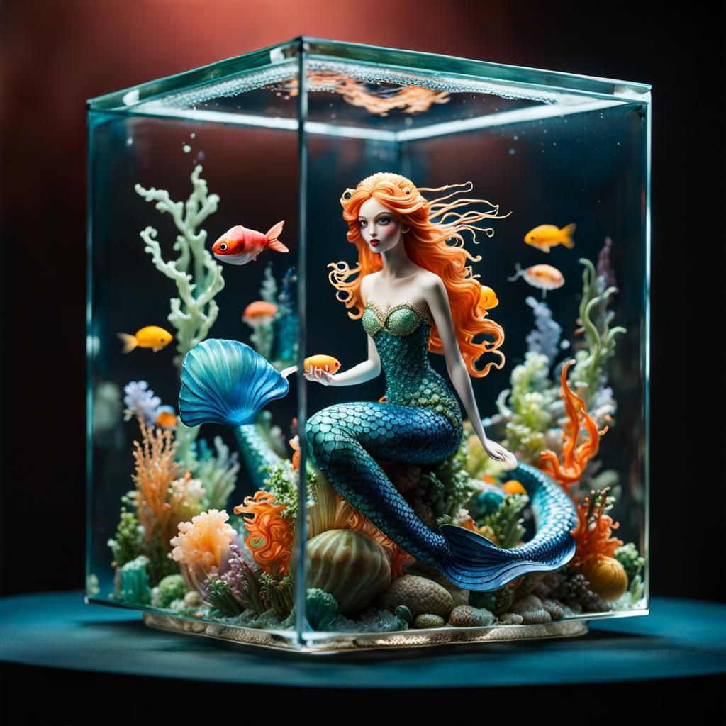 Aquarium mermaid
