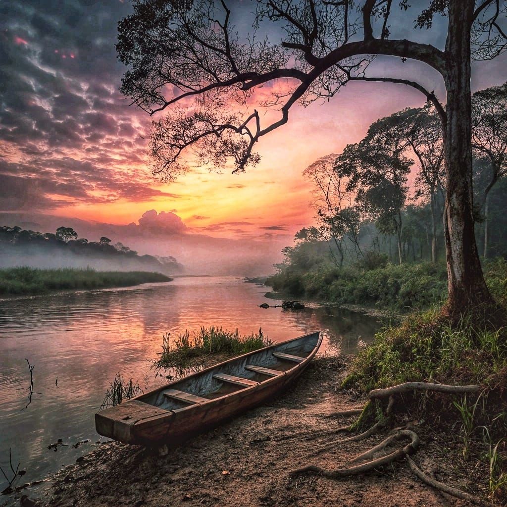 Sunset in the River II