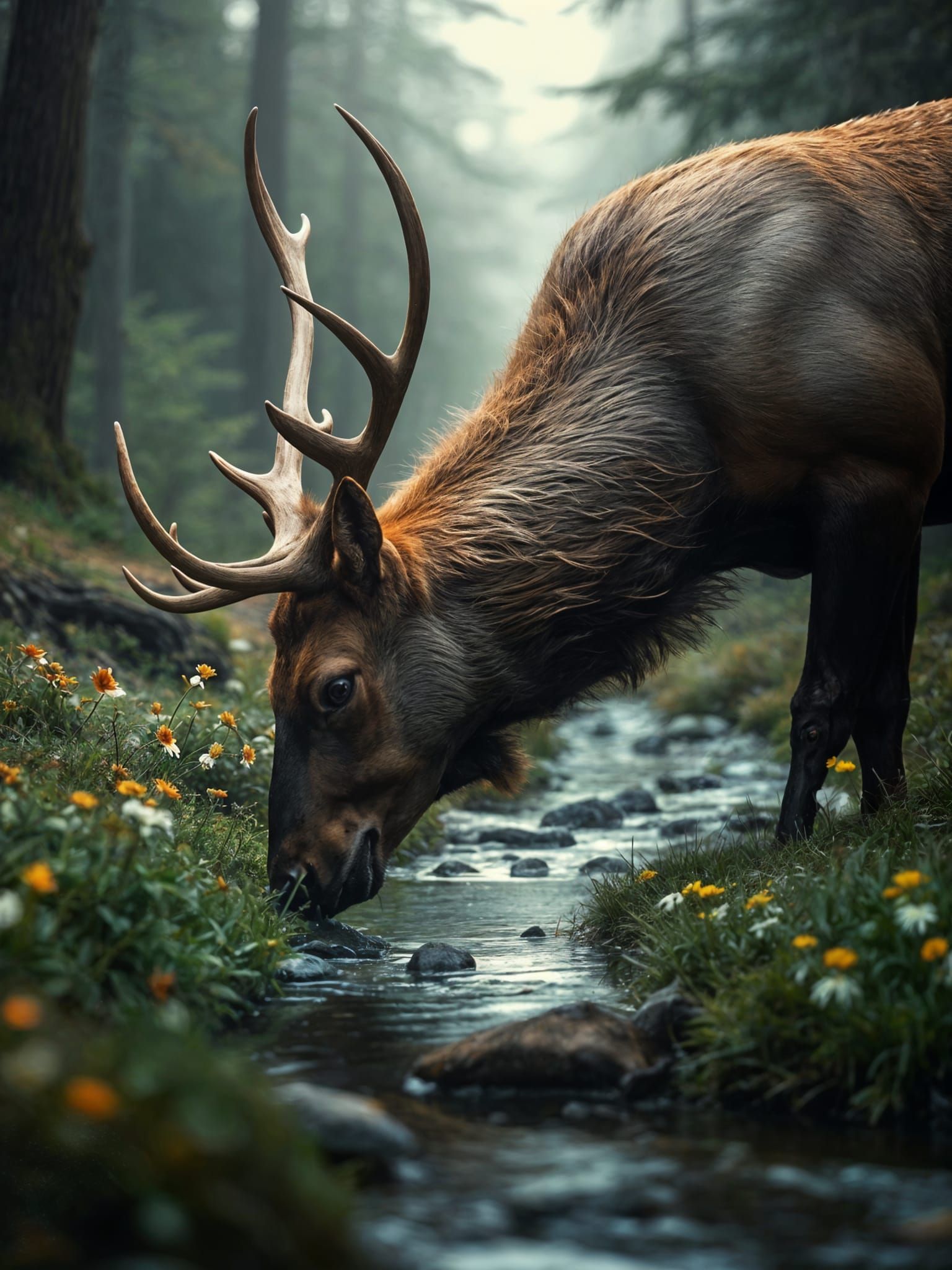 Trickles of the Stream and Bugles of the Elk  by @Miguelito101
