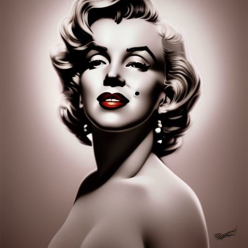 Marilyn Monroe - AI Generated Artwork - NightCafe Creator