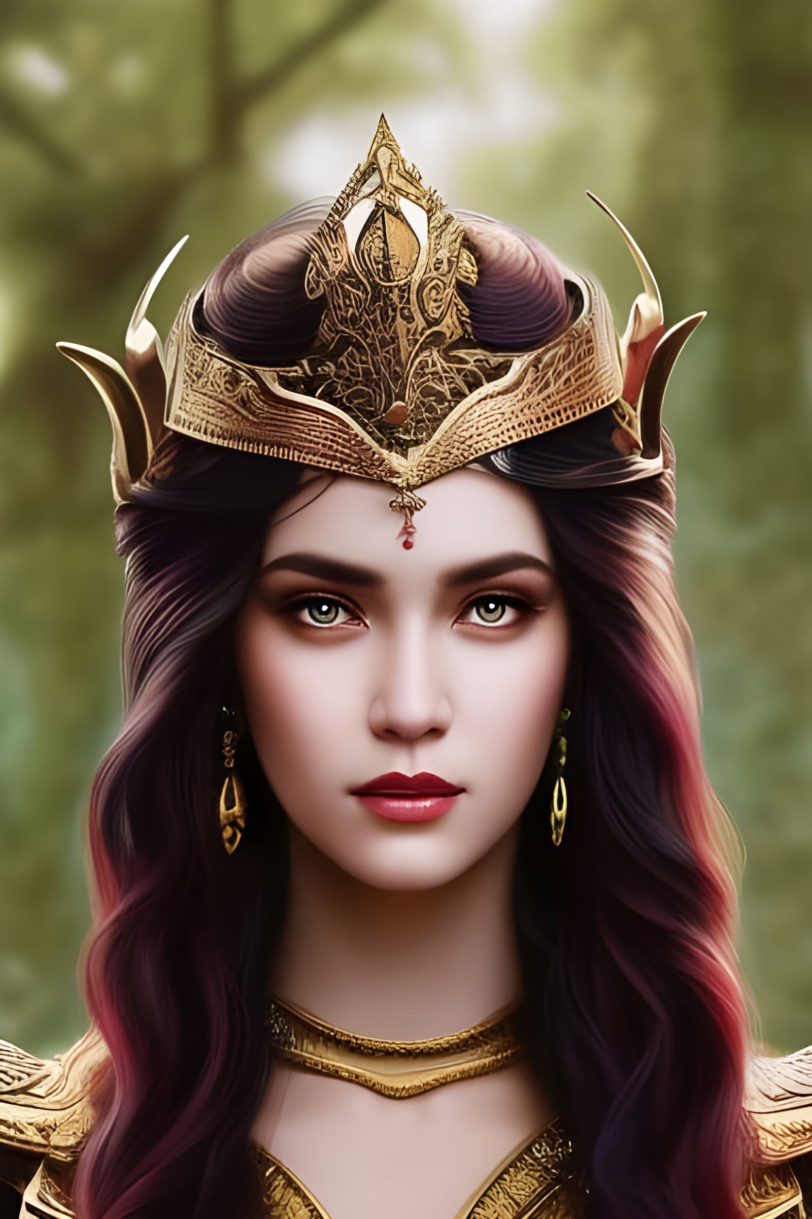 Queen of forest - AI Generated Artwork - NightCafe Creator