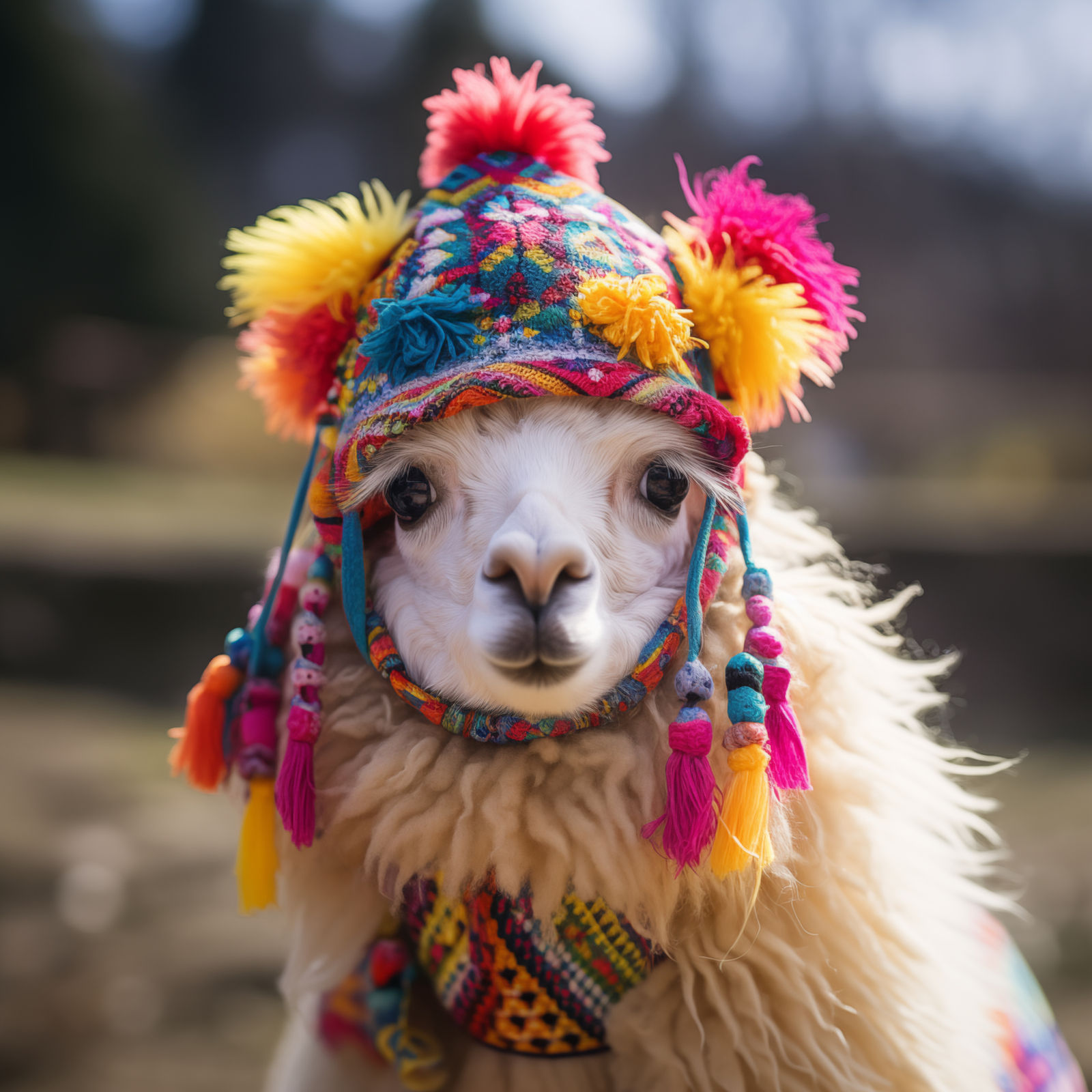 Stylish Llama