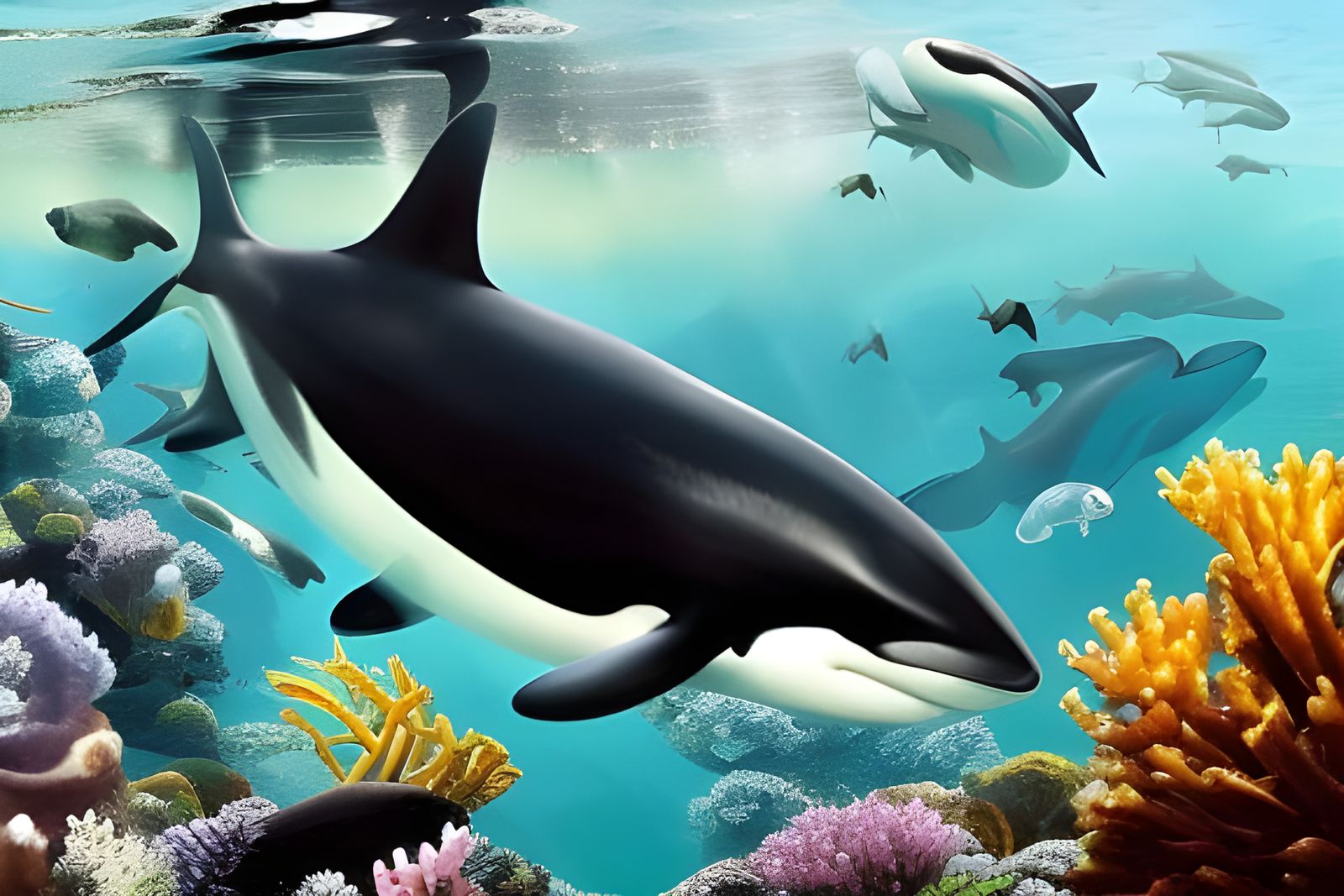 Orcas' playground.