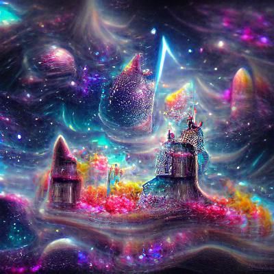 Magical Castle in Space