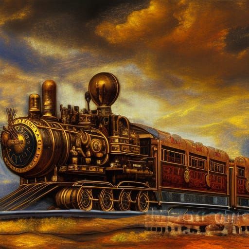 Steampunk train