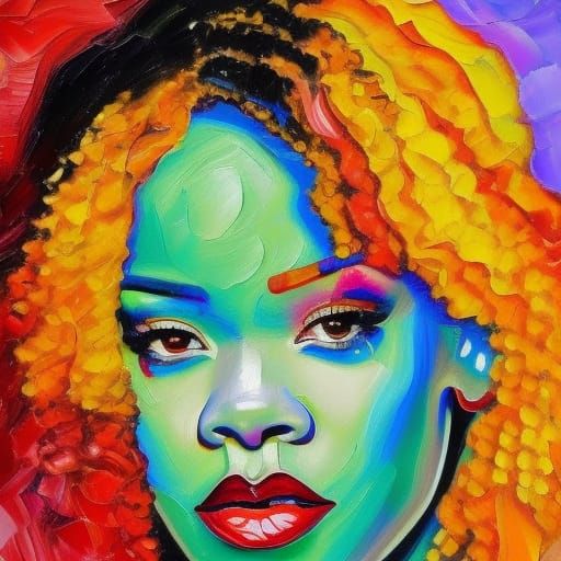 Rihanna - AI Generated Artwork - NightCafe Creator