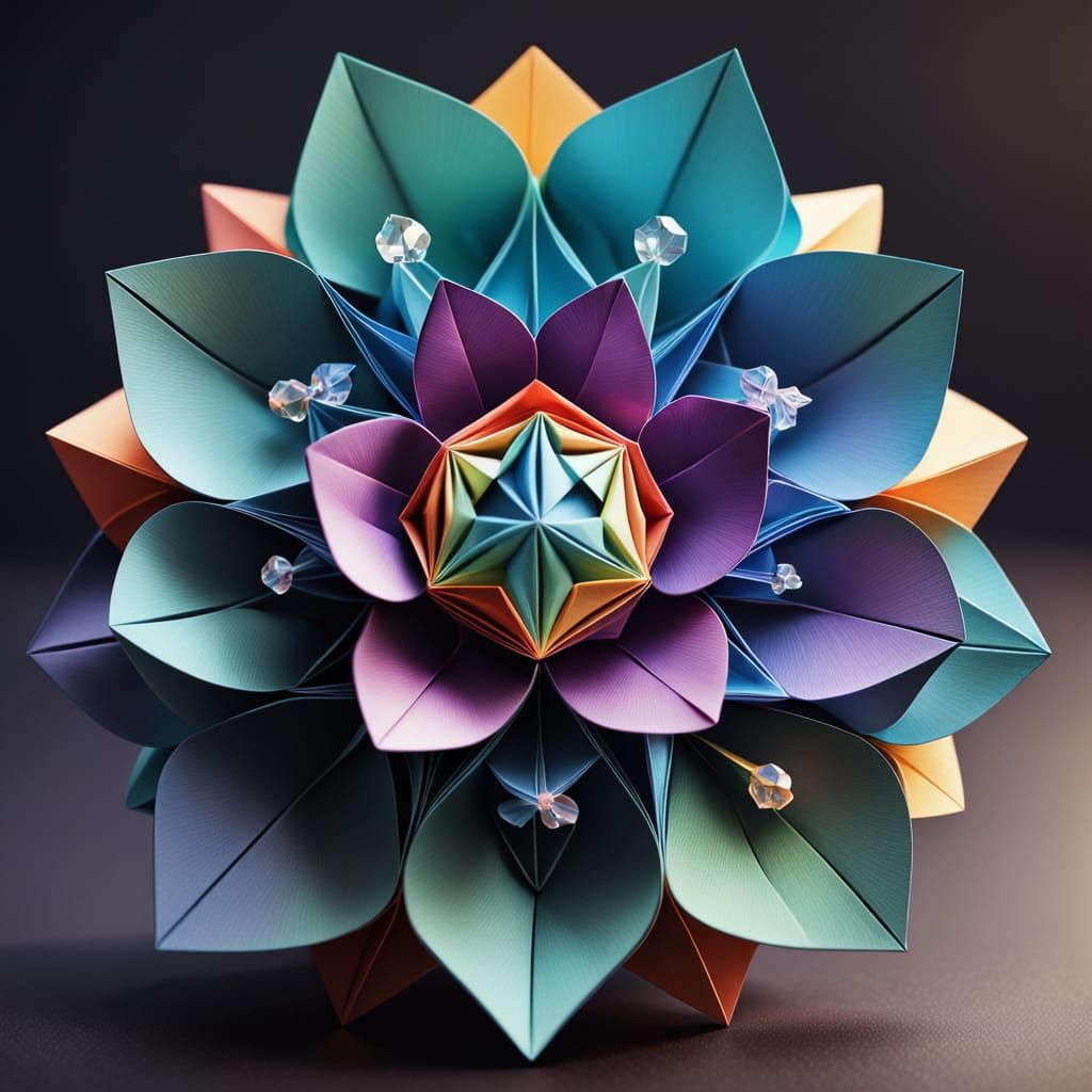 Ethereal Bookstore Sanctuary with Pearlescent Gemstones