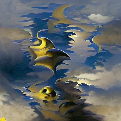 M.C. Escher sky and water