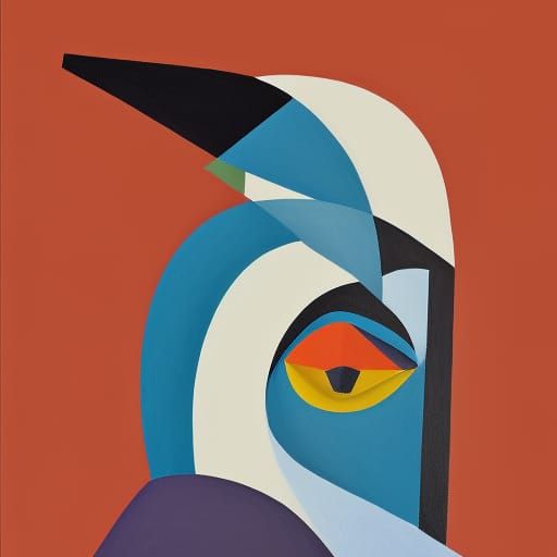 A penguin in the style of Picasso - AI Generated Artwork - NightCafe ...