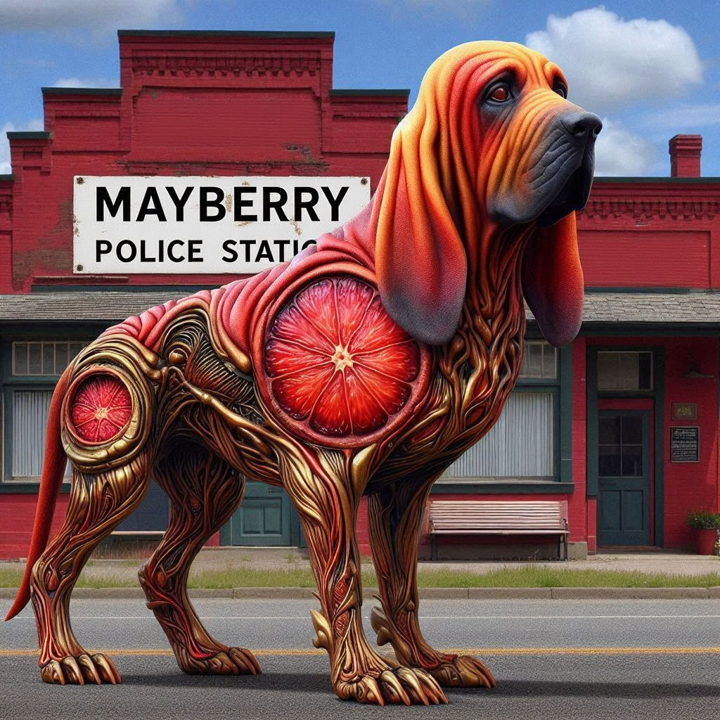 Bronze Blood Orange Bloodhound