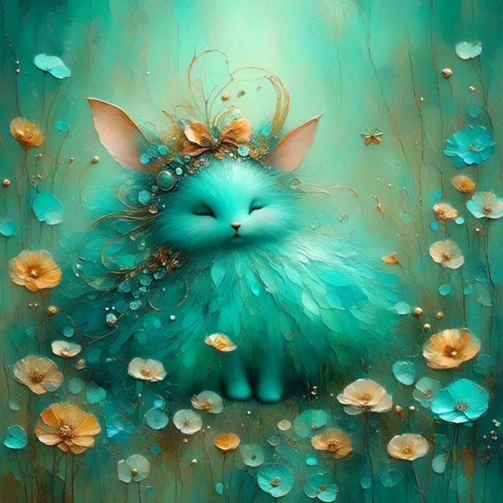 ⚜️⚜️FLUFFY SLEEPING CUTE CREATURE ELVEN TALE OF 100 YEARS ⚜️...