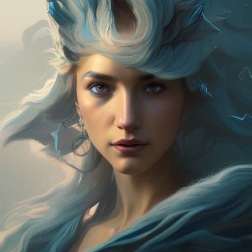 Wind Goddess - AI Generated Artwork - NightCafe Creator