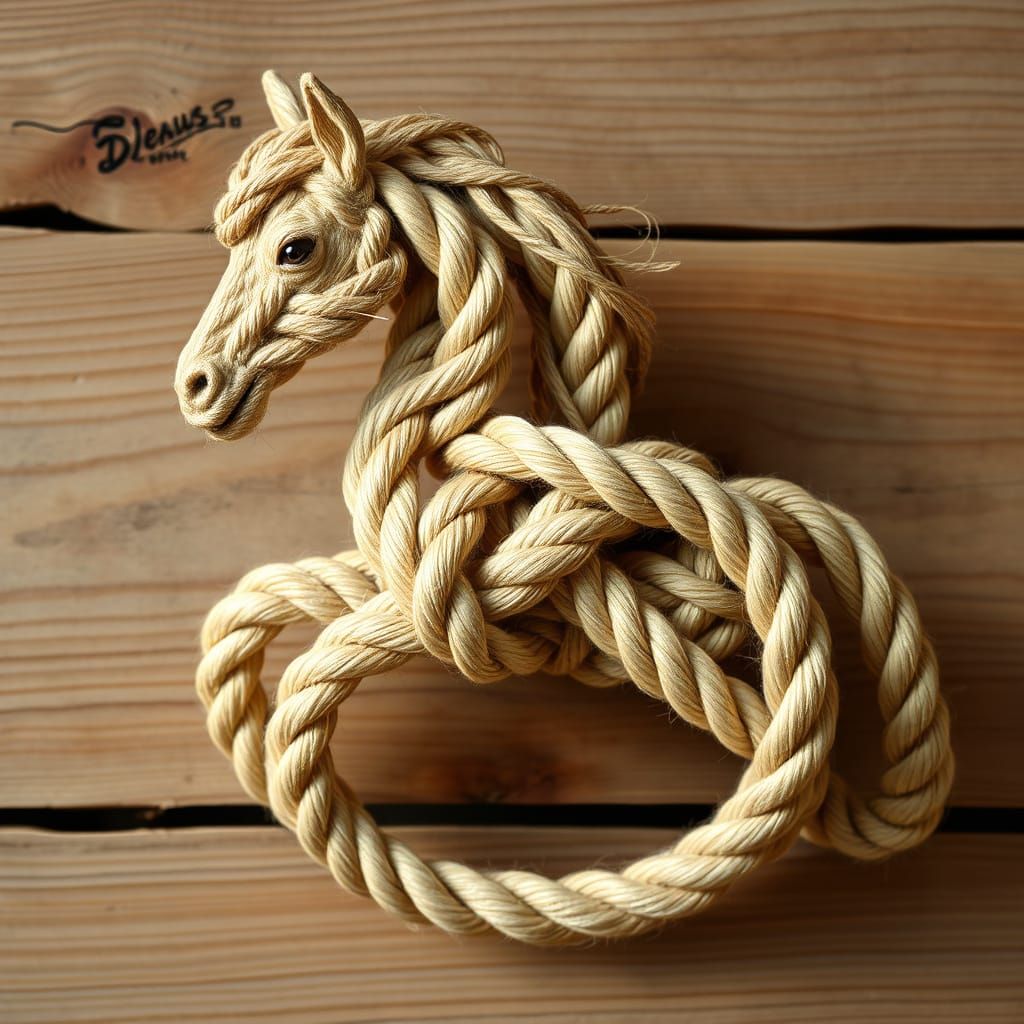 Knot Horse  by @sasha