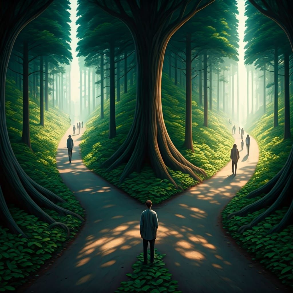 Fork in a Forest Path: A Choice of Journeys
