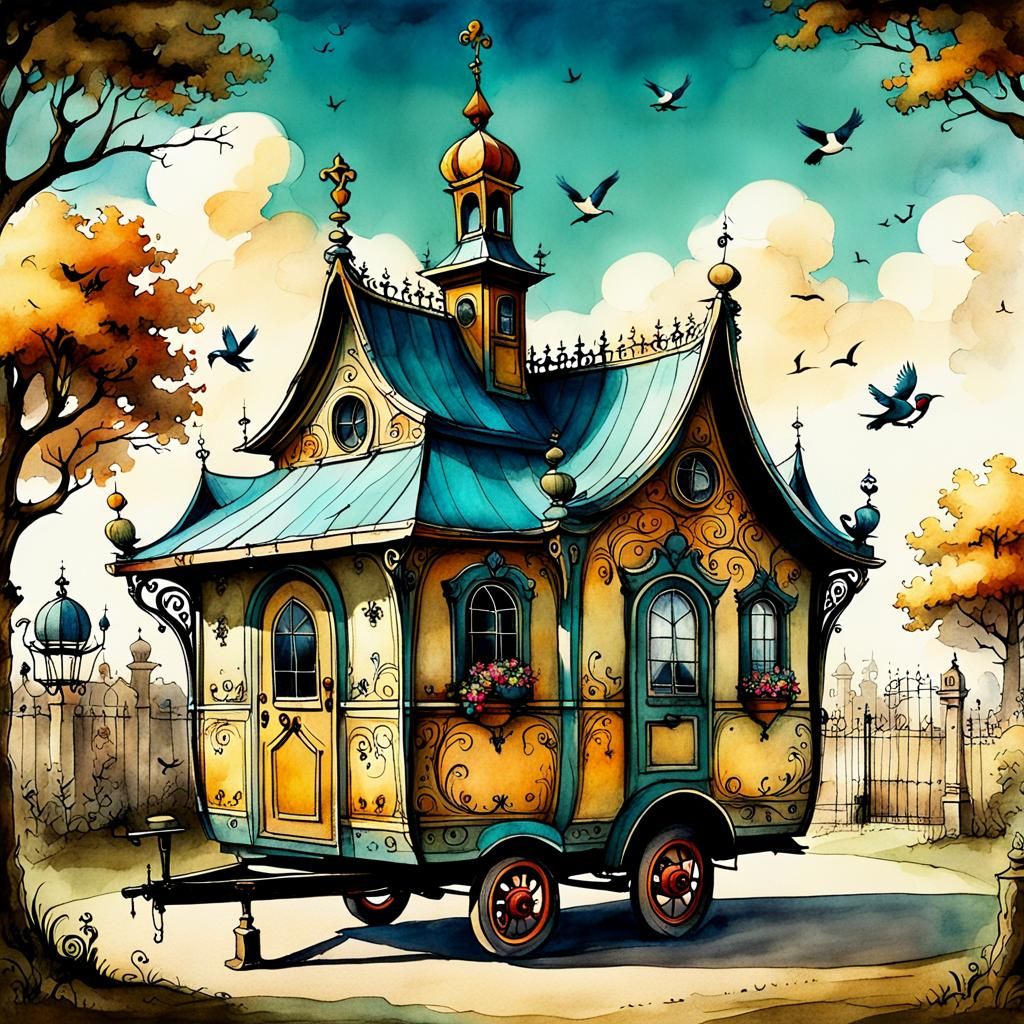 Le cirque - la roulotte école