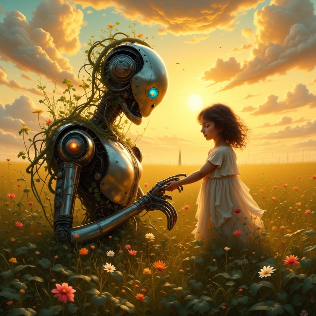 She Reached, and the Machine Listened
- In the Garden of Gentle Encounter