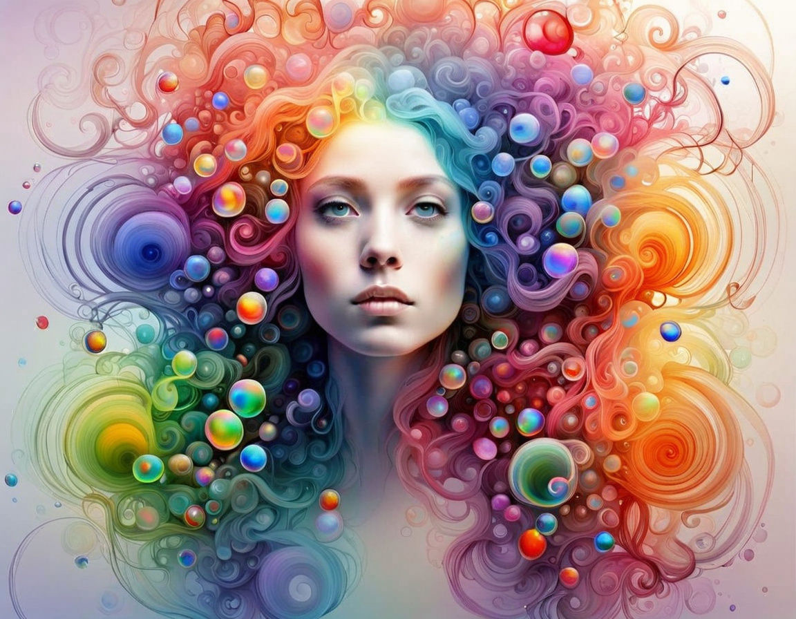 Goddess of Bubbles  by @micfin