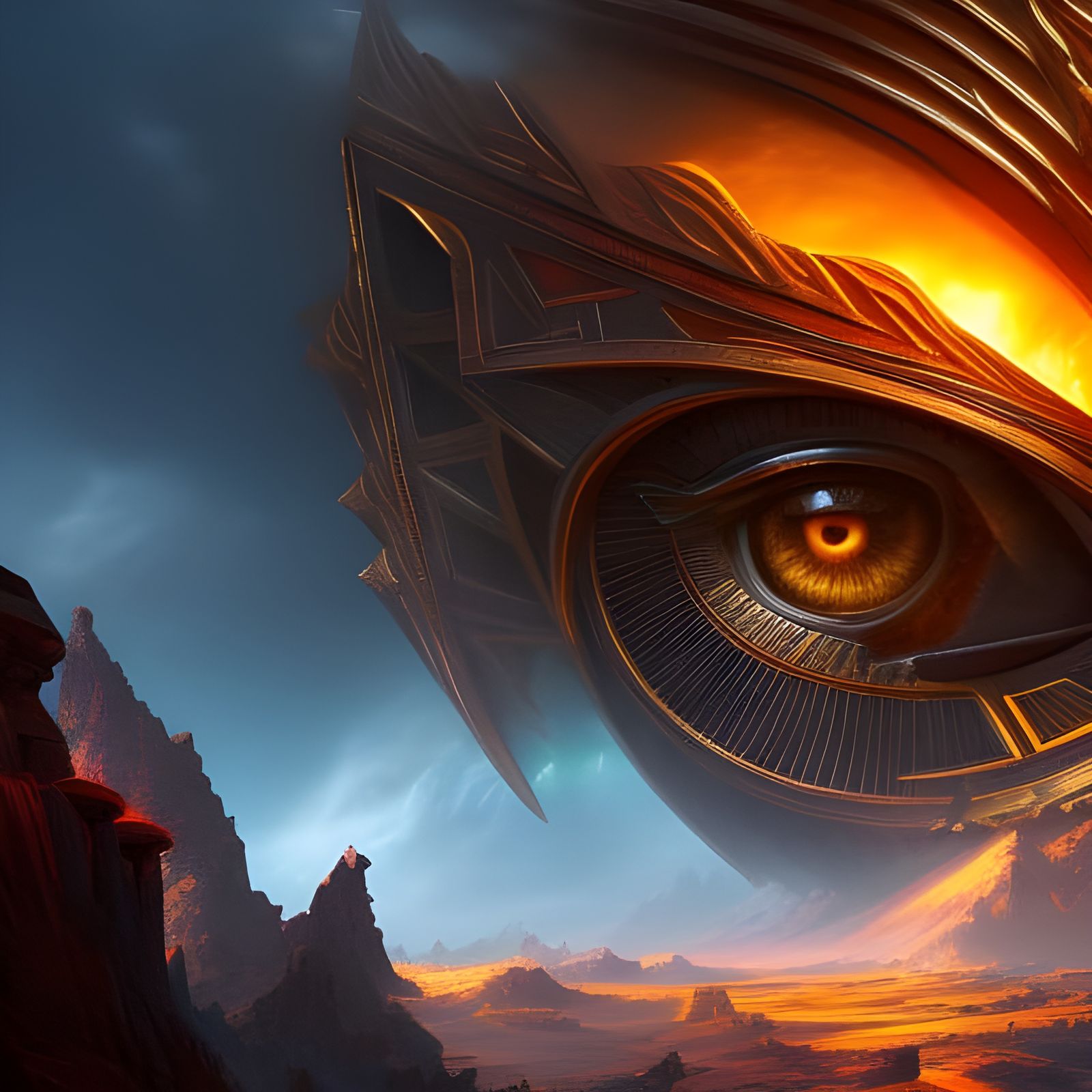 Eye of Osiris - AI Generated Artwork - NightCafe Creator